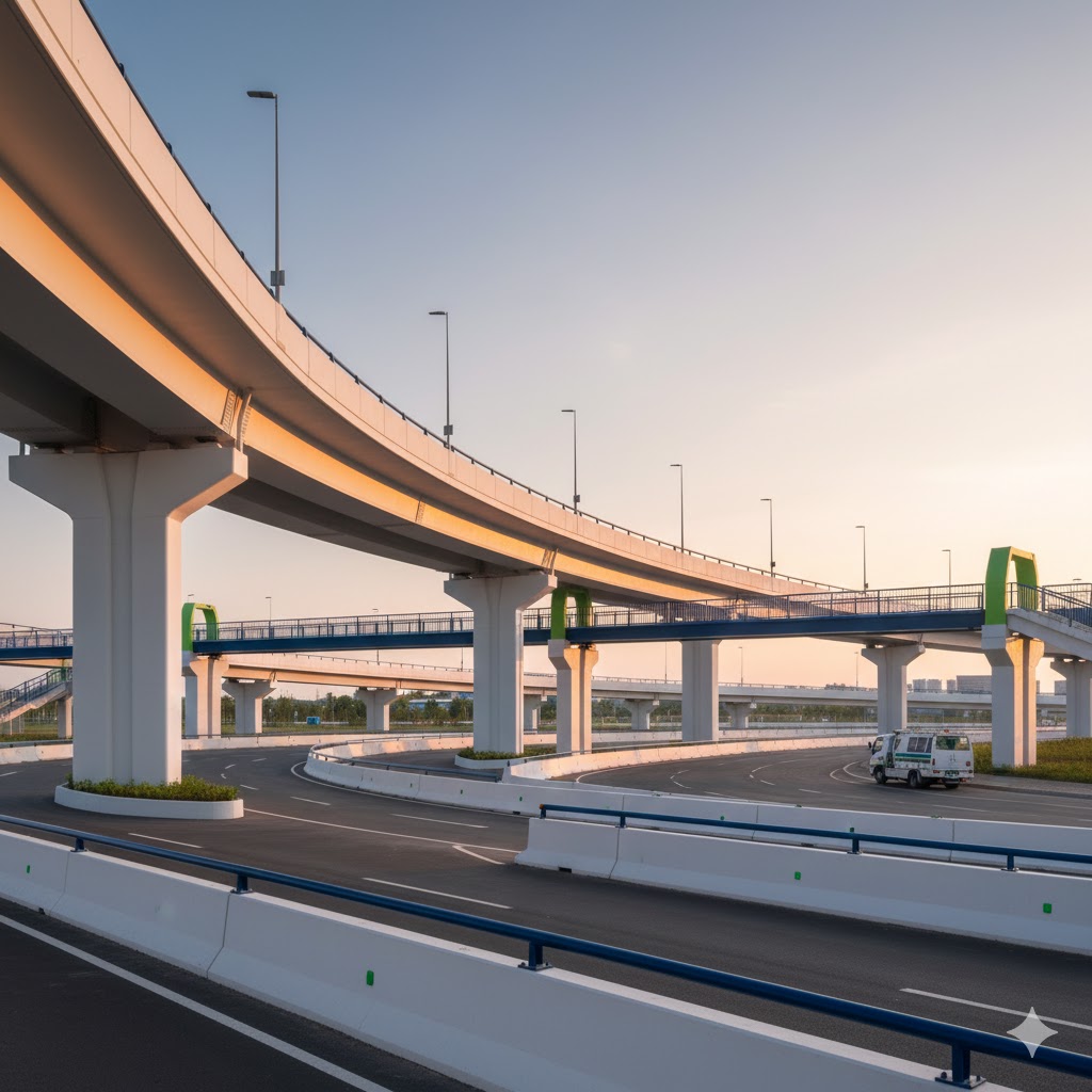 Industrial, precast and infrastructure projects using JK White Cement